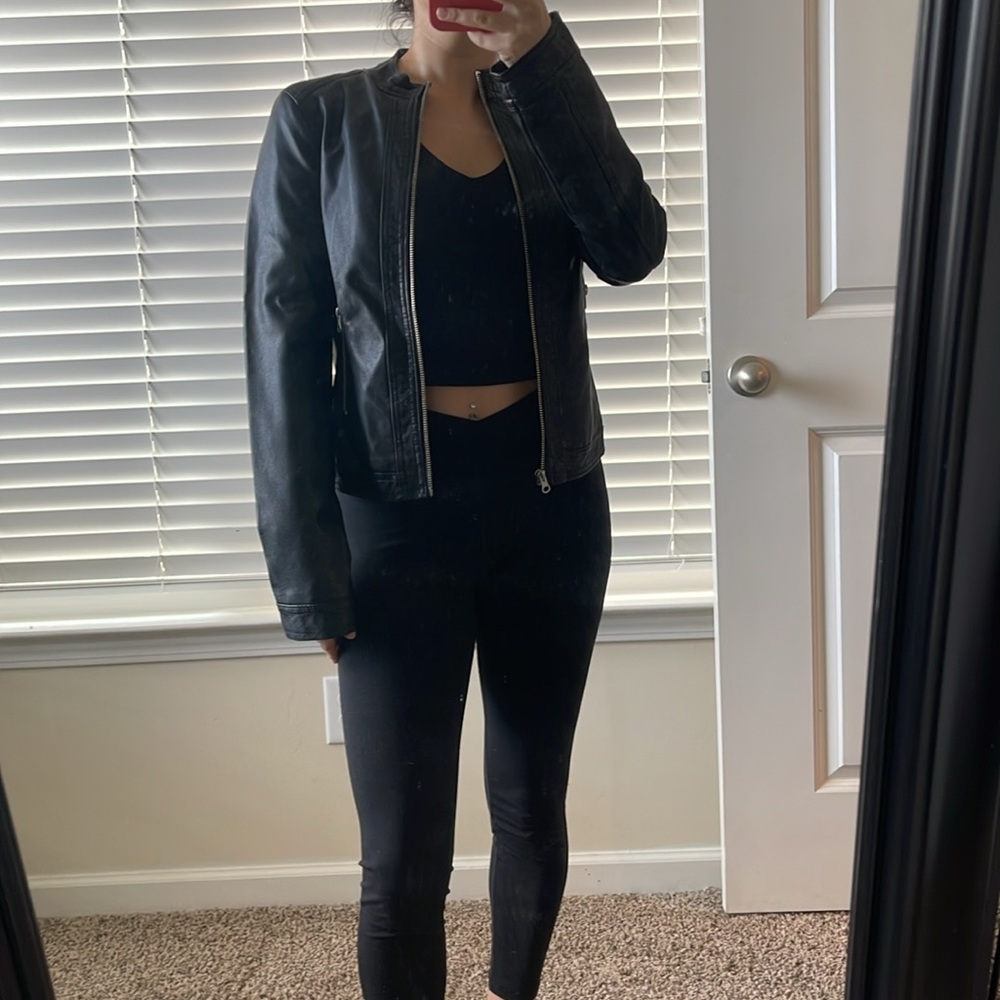 ✨Fitted Leather Jacket